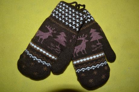 Silné rukavice palčáky ,3-6let, 104 / 110 / 116 / 122