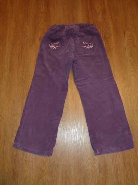 Měkké podšité manžestráky, berti,110