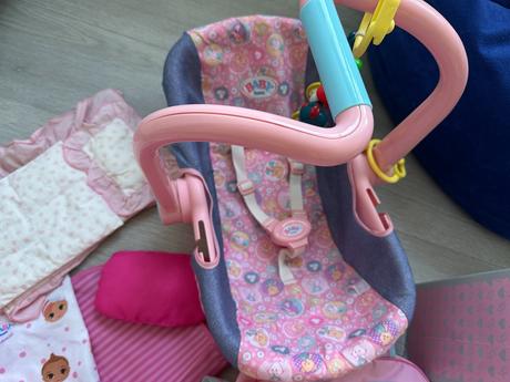 Zapf baby born autosedačka a další doplňky, 