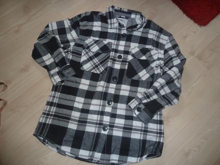 Flanelová kostkovaná košile, takko,158