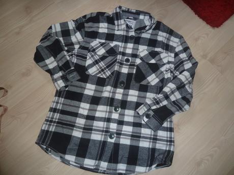 Flanelová kostkovaná košile, takko,158