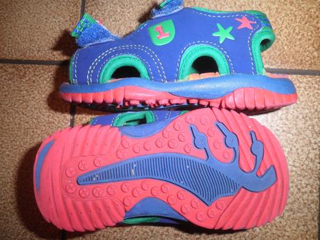 Zelenomodré sandálky, mothercare,23