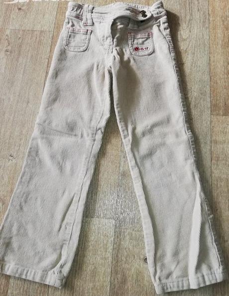 Manžestrové kalhoty dívčí vel.116, alive,116