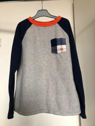 Flísová mikina s kapsou, 128