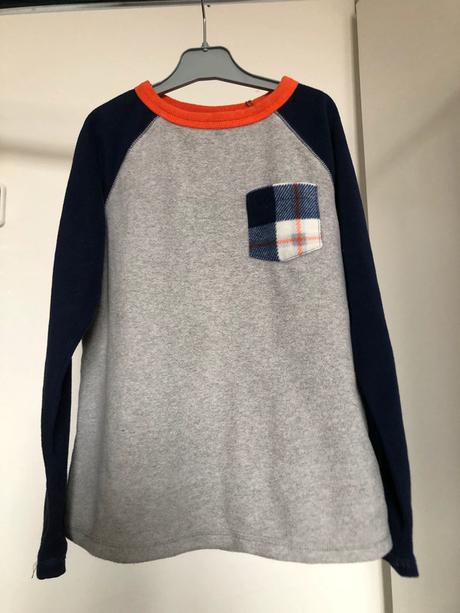 Flísová mikina s kapsou, 128