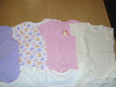 Body 7ks krátký rukáv 68/74, tesco,68