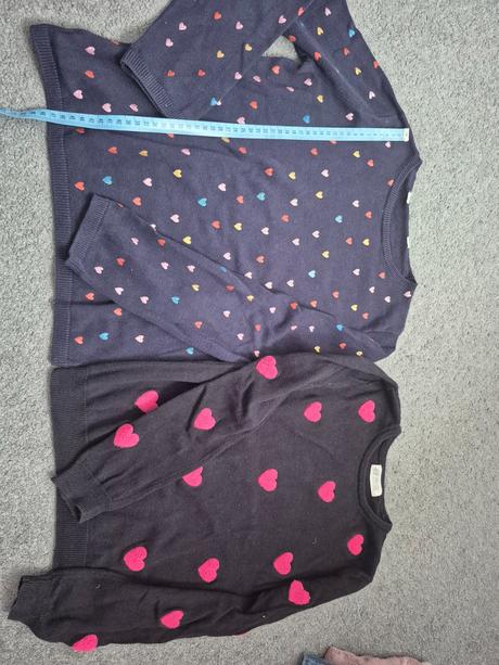 2 x svetřík zn h&m modrý, 134