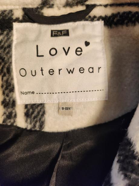 Kabát dívčí f&f vel. 9 - 10 let, f&f,152