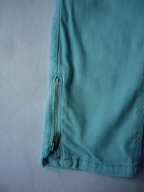 3/4 světle modré kalhoty h&m vel. 140, h&m,140