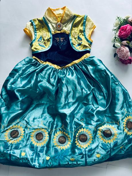 An5/ kostým anna - frozen zn. disney - v.5/6 let,
