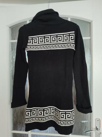 Pletený svetr - šaty, l