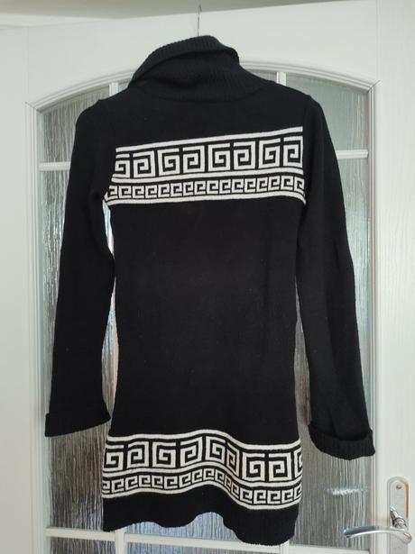 Pletený svetr - šaty, l