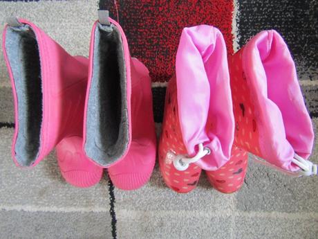 Holinky,gumáky-vel.35+zateplené holinkyzn.h & m-34, h&m,35