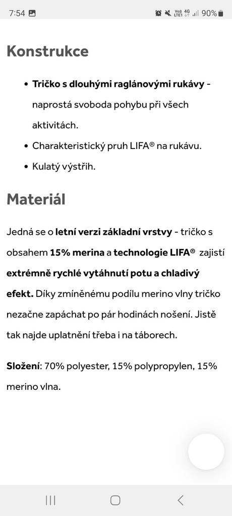 Funkční triko, helly hansen,176