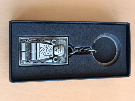 Lego star wars 5006363 han solo keychain, 