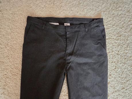 Černo šedé společenské kalhoty 176, george,176