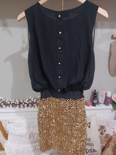 Mini šaty s flitry bohoo 152/158 - xxs-xs, 158