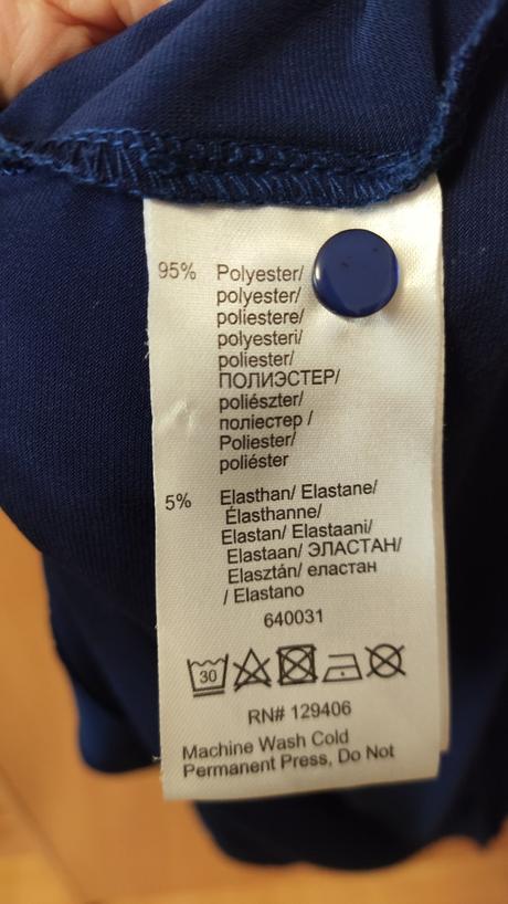 Šatičky tmavě modré, 38