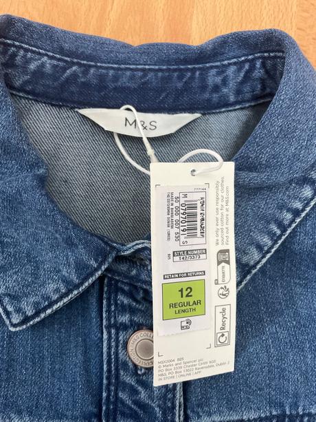 Nové dámské džínové šaty, marks & spencer,40