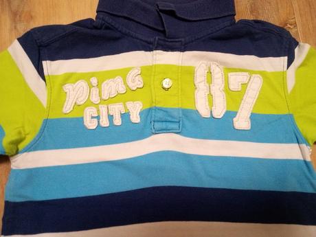 2 x tričko, vel 122/128, h&m, topolino, topolino,128