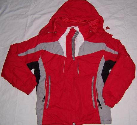 Červená zimní bunda, m