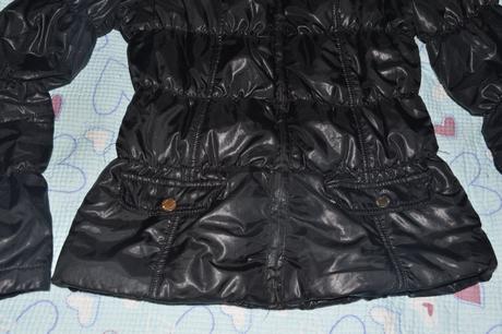 158 164 černá buřtíkatá bunda, tally weijl,164