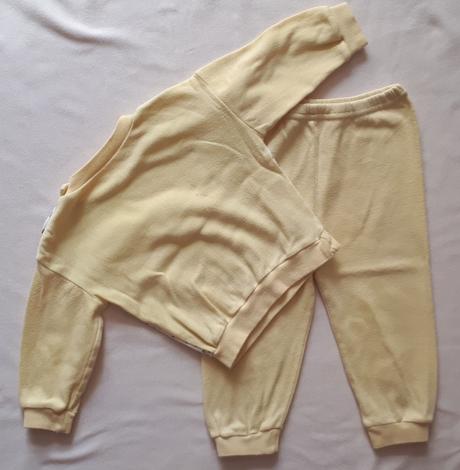 Dvojdílné pyžamo, pyžamko, světle žluté, vel.74, 74