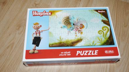 Puzzle hurvinek - 60 dilku,