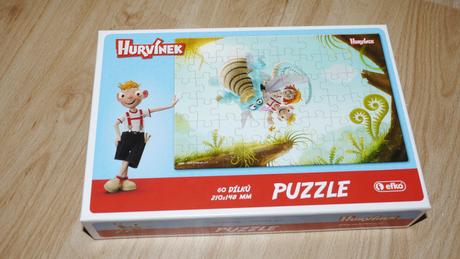 Puzzle hurvinek - 60 dilku,