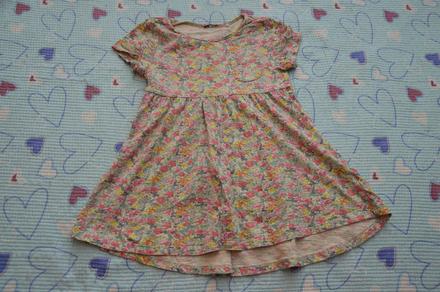 Bavlněné šatičky, šaty zástěrka do školky, 110