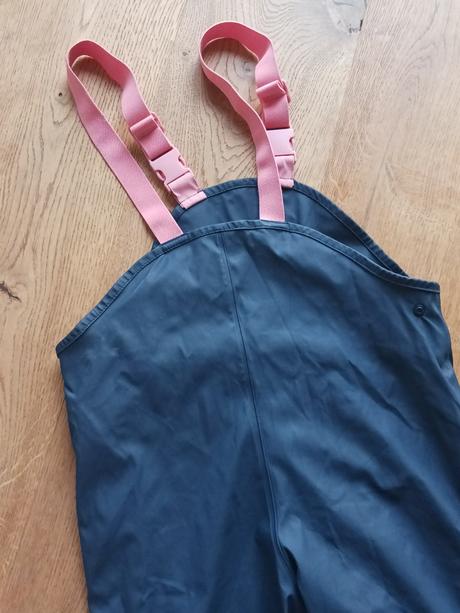 Zateplené kalhoty do deště č.122/128, 122