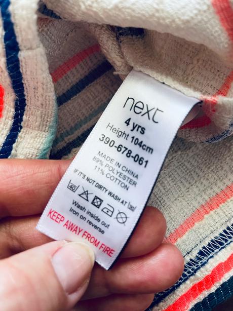 Ob/ šaty letní next - v. 4 roky, next,104