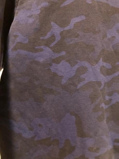 Modrá maskáčová mikina, 134