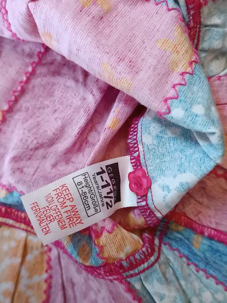 Dlouhé šaty, zn. george, vel. 80/86, george,80