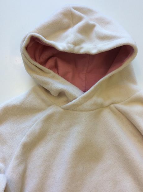 Smetanová měkoučká fleece mikina, next,104