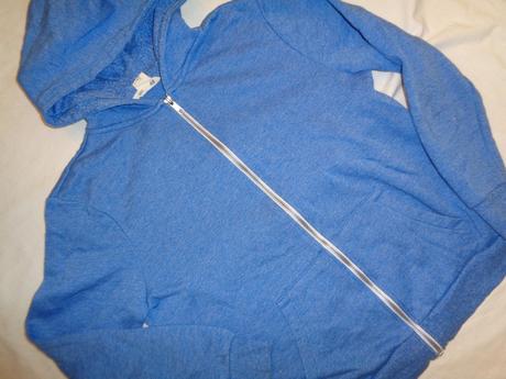 Pěkná modrá melírovaná mikina 146/152, h&m,146