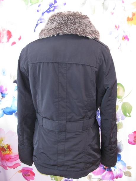 Černá zimní outdoorová prošívaná bunda s.oliver, s.oliver,38