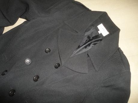 Propracovaný kratší kabát/trenčkot hennes, vel. 38, 38