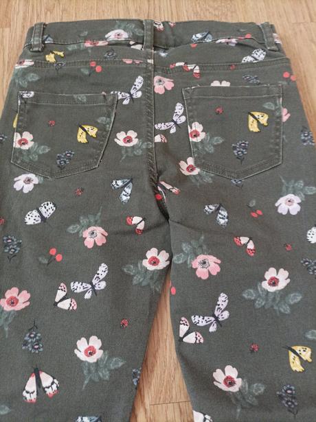 Dívčí kalhoty/džíny h&m vel.128, h&m,128