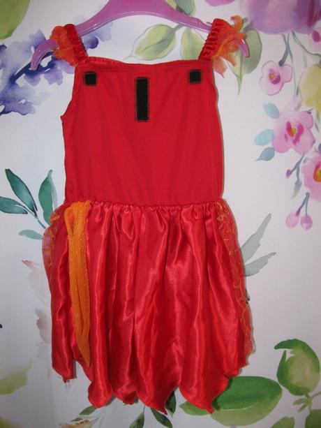 Kostým na karneval-ohňová princezna, víla,