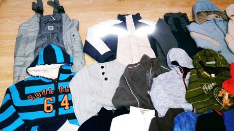 Balík mix věcí na kluka od vel.110-128, 104–116