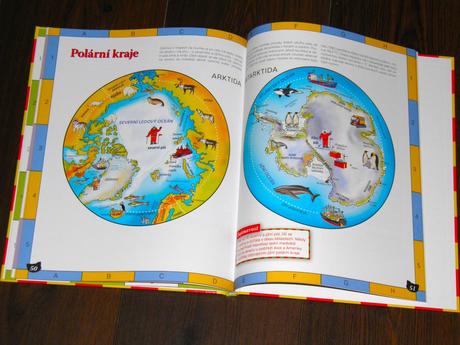 Top stav- dětský ilustrovaný atlas světa, fragment, 