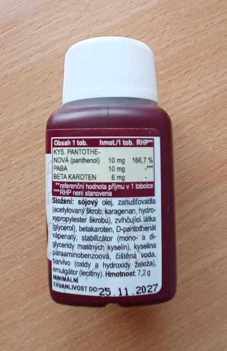 Beta karoten+pangamin+nivea mýdlo,