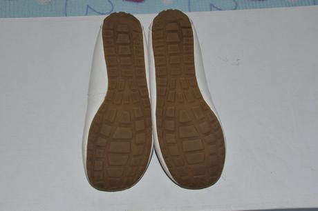 Bílé balerínky s kytkama, uk12, vel. 31-32, next,31