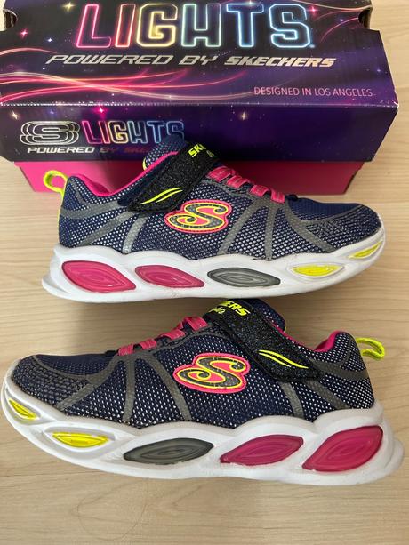Boty - svítící tenisky skechers, skechers,30