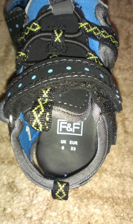 Letní sportovní boty vel.22-pěkný stav, f&f,22
