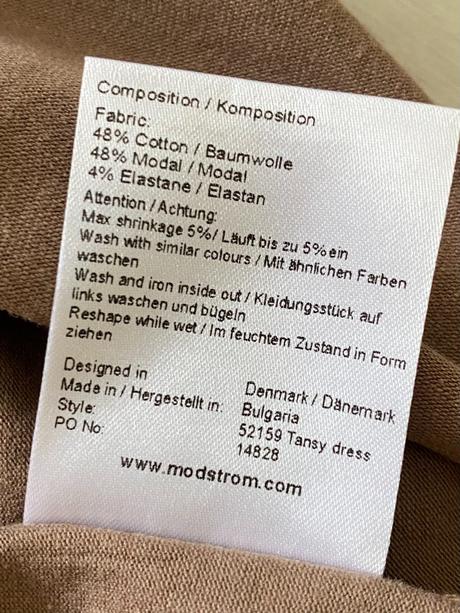 Šaty modström, vel. l, l