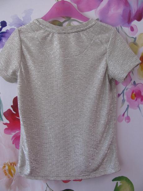 Společenská stříbrná pružná halenka john lewis, john lewis,110