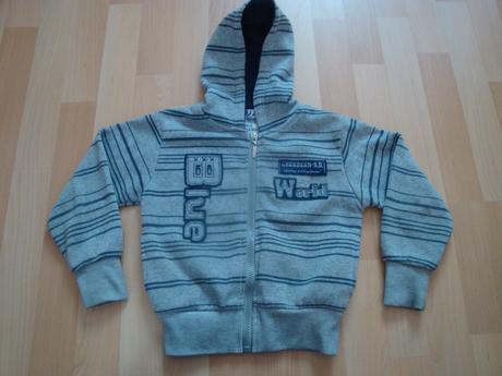 Mikina pro malé sportovce - proužkovaná, 92