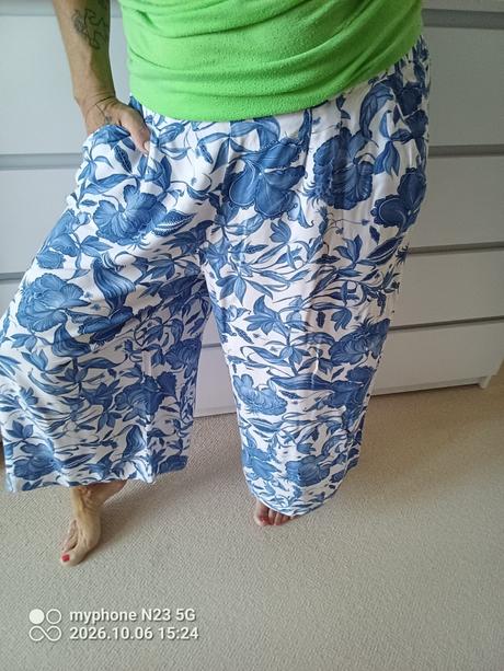 Kalhoty široké zn."h&m" vel."42", h&m,42